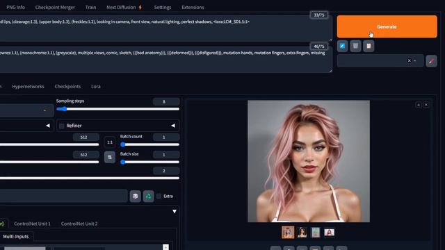 Create CONSISTENT AI Influencers in Stable Diffusion (A1111) смотреть онлайн