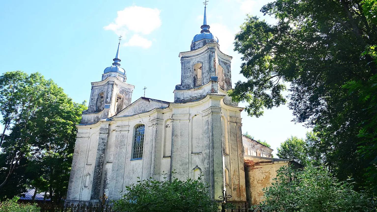 Любавичи. Место паломничества. Красивый храм. Смол. область. смотреть онлайн