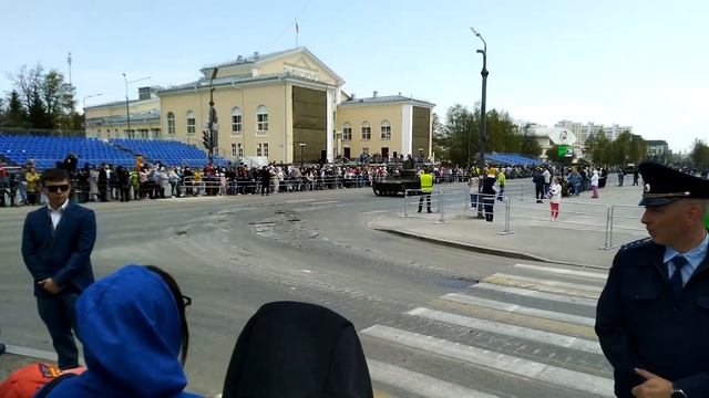 репетиция парада Верхняя Пышма 7 мая 23. смотреть онлайн