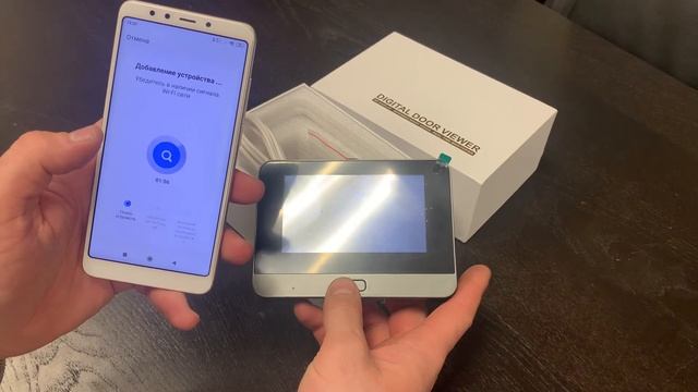 Видеоглазок с WiFi работает через приложение Tuya и Smart Life