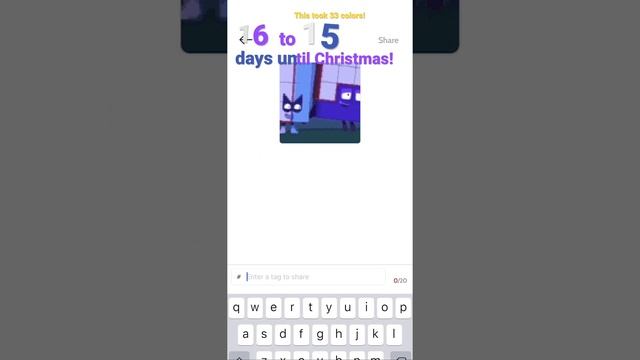 Numberblocks - 16 to 15 days until Christmas! (Color Number) смотреть онлайн