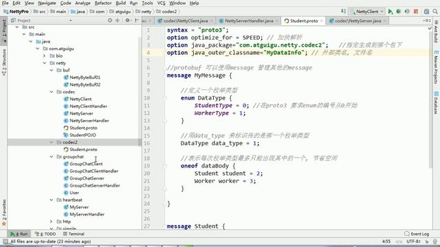077 尚硅谷 Netty核心技术及源码剖析 ProtoBuf传输多种类型 смотреть онлайн