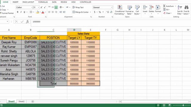 EXCEL TUTORIAL- LESSON 2 DATA FORMATTING, NUMBER FORMATTING & AUTO FILL | FREE EXCEL LESSONS. смотреть онлайн