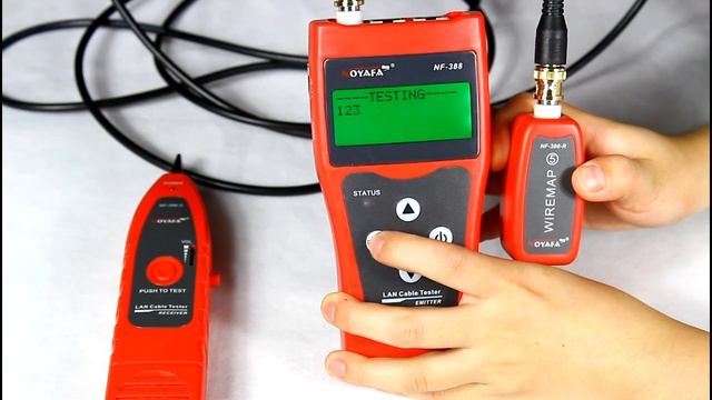 Lan cable telephone cable coaxial cable tester wire fault locator NF-388 смотреть онлайн