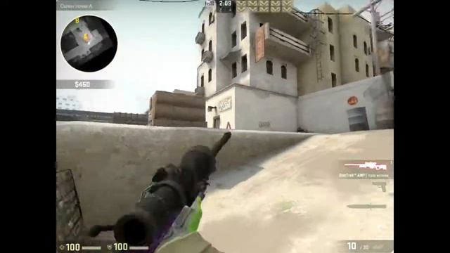 CS:GO я один против 10 ботов шок они сложные! =) смотреть онлайн