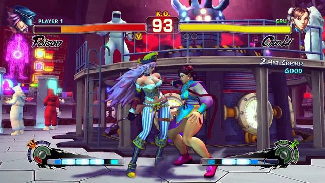 POISON VS CHUNLI || Ultra Street Fighter IV || Gameplay смотреть онлайн