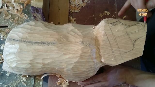 Резной медведь | резьба по дереву | креативщики смотреть онлайн