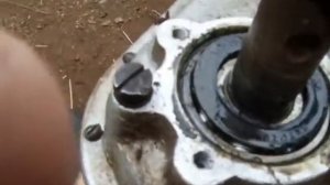 МБ 2 НЕВА замена сальника подшибника основного вала