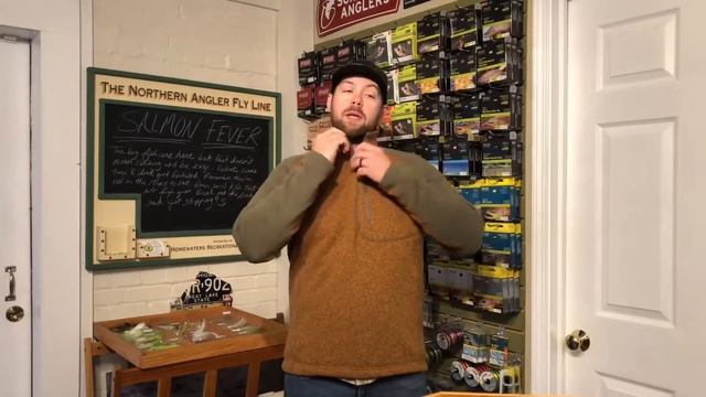 Simms Rivershed 1/4 Zip Fleece with The Northern Angler смотреть онлайн