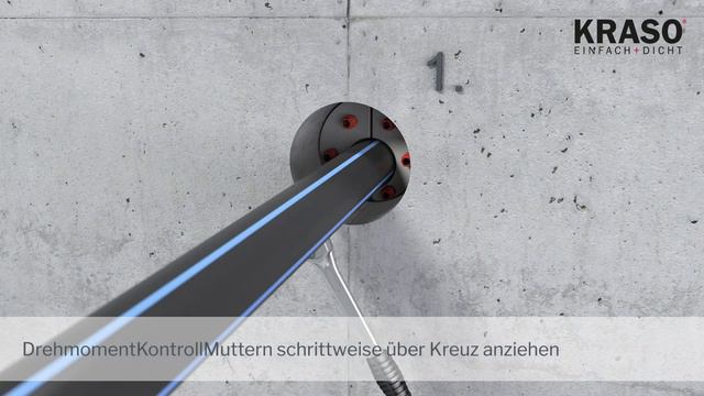 Montagevideo KRASO Dichteinsatz Typ SD-T - MPA geprüft bis 2,5 / 5,0 bar смотреть онлайн