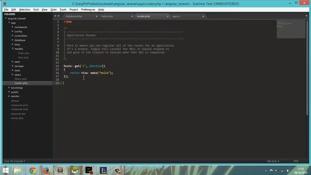 Demo: Laravel + AngularJS смотреть онлайн