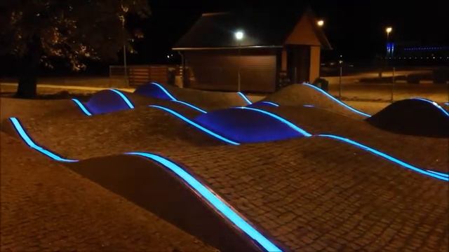 Pixout ArtNet DMX recorder in Ventspils city promenade смотреть онлайн