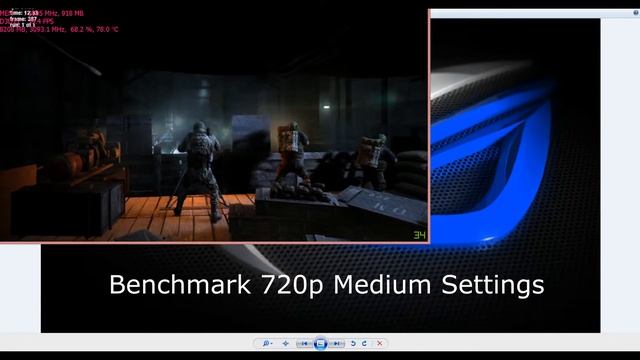 Metro 2033 Redux (2014) Benchmark & Graphs Medium Settings 1080p & 720p ASUS G750JW NVIDIA GTX 765m смотреть онлайн