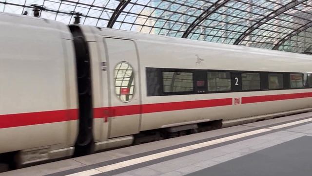 Various ICE High-Speed Trains at Berlin’s Central Station (with captions) смотреть онлайн