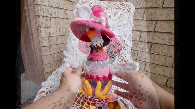 Гусыня Клара крючком, новая игрушка. Игрушки крючком. #Амигуруми. #amigurumi смотреть онлайн