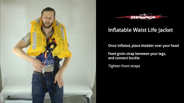How to Use an Inflatable Waist Life Jacket смотреть онлайн