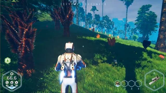 How to harvest resources Tutorial for Planet Nomads s1e7 Video Game Play смотреть онлайн