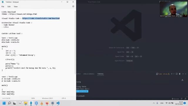 Setting Bahasa Pemrograman C atau C++ di Visual Studio Code смотреть онлайн