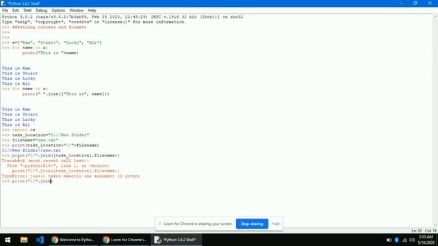 Intermediate Python Tutorial Series | P-01 | String Concatenation and formatting. смотреть онлайн