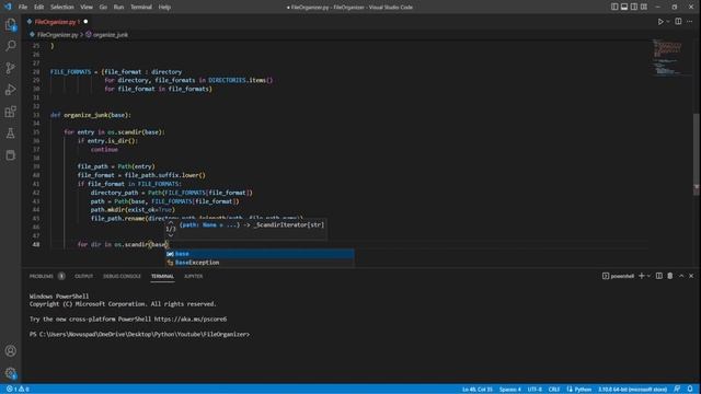 File Organizer In Python смотреть онлайн
