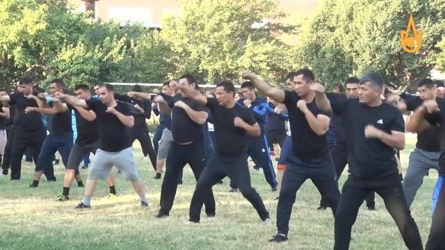 Спортивные состязания в Алмалыкской Учебной базе института повышения квалификации сотрудников МВД смотреть онлайн