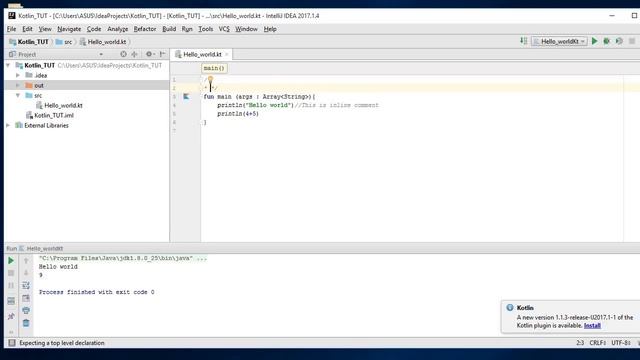 #5 : Comments in kotlin (Hindi) смотреть онлайн