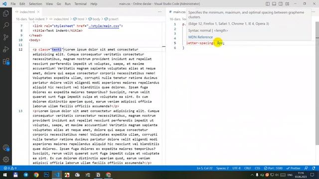 CSS darslari. 17-dars. Letter-spacing. смотреть онлайн