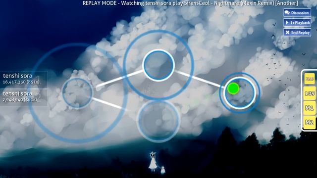 [osu!] SirensCeol - Nightmare (Maxin Remix) (tenshi sora) смотреть онлайн