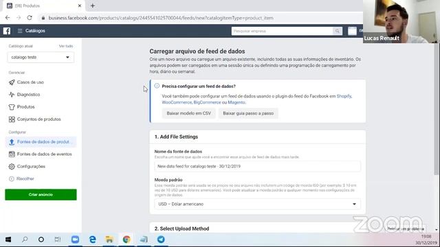 Configurando o Catálogo de Produtos no Facebook ADS смотреть онлайн