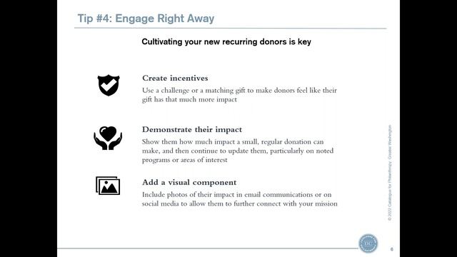 Learning Commons Webinar: How to Turn One-Time Donors into Recurring Donors смотреть онлайн