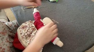 Кукла-пакетница. Подробный мастер-класс