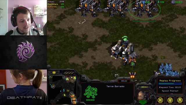 #1 Starcraft Zerg vs Terran, Deathfate vs Nara Fighting Spirit смотреть онлайн