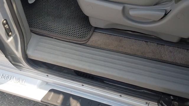 Kia Grand Carnival GLX(2007) / roof-box / side step / AV-audio смотреть онлайн