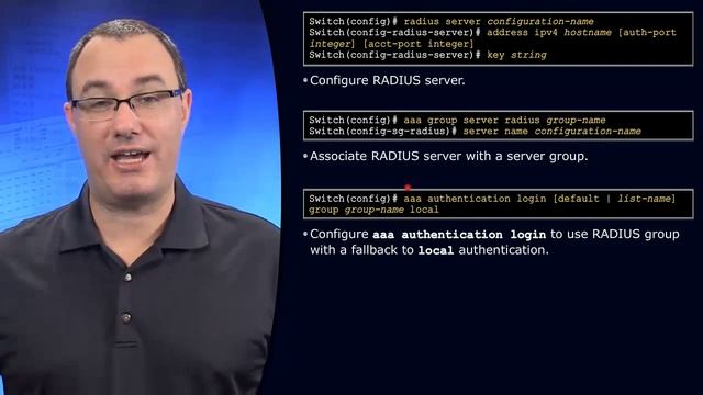 SWITCH 2.0: Configuring a RADIUS Group смотреть онлайн
