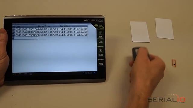 Scanfob® HF RFID Reader with Android 3.0 Honeycomb on Acer Iconia A500 Tablet смотреть онлайн