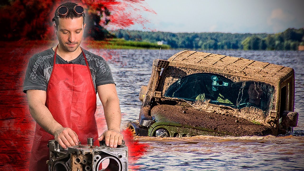 Шноркель бесполезен! Намертво утопили двигатель!!! смотреть онлайн