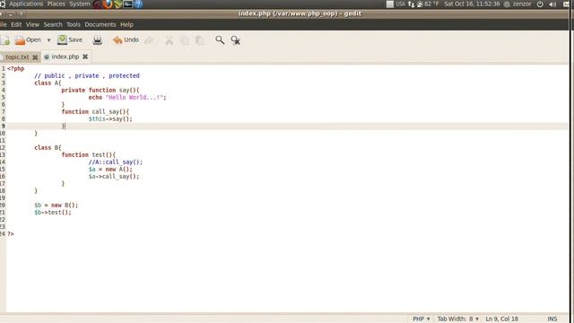 PHP OOP EP 22 private function смотреть онлайн