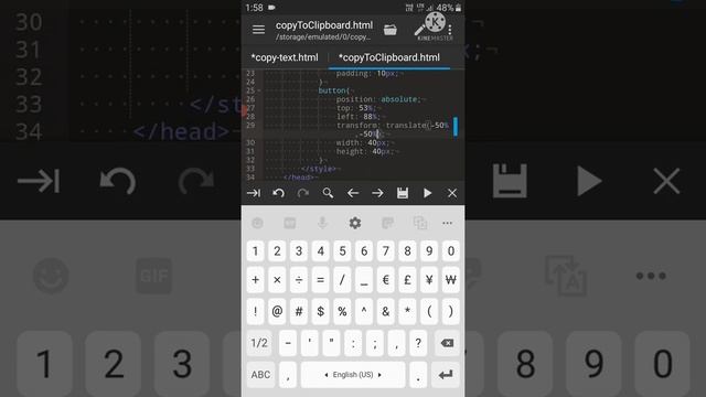 Copy Text To Clipboard Button Using HTML CSS & JavaScript смотреть онлайн