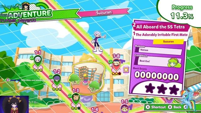 Puyo Puyo Tetris 2 Playthrough (Adventure Chapter 1+2) (Stream VOD 1/2) смотреть онлайн