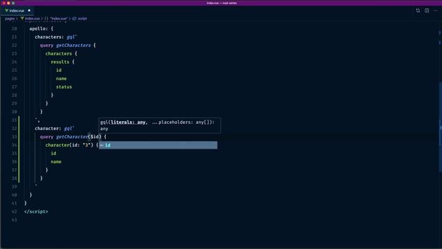 Nuxt.js Graphql Queries with arguments (part 2) смотреть онлайн