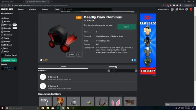 New Deadly Dark Dominus! (Roblox) смотреть онлайн