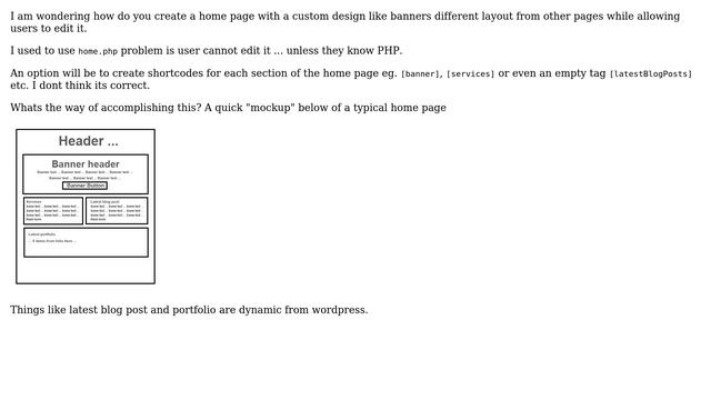 Wordpress: Allow users to edit home page from WordPress (home.php problems) смотреть онлайн