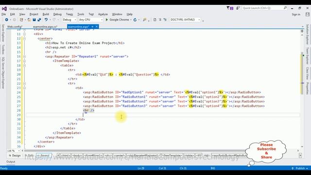 create online quiz application asp.net mcq quiz app with c# смотреть онлайн