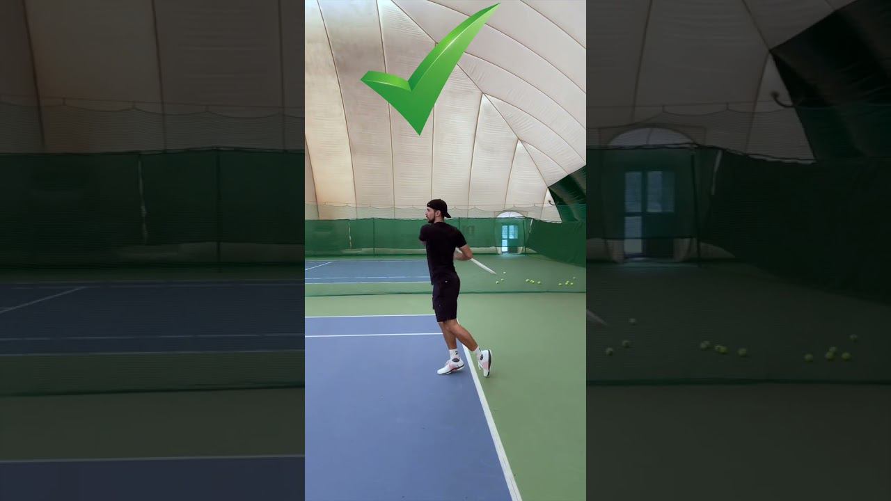 Большой теннис ошибка в постановке ног смотреть онлайн