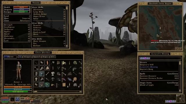 Let's Stream Morrowind - 02a - Going to Church, Orc Death Cave, Abrupt Connection Failure смотреть онлайн