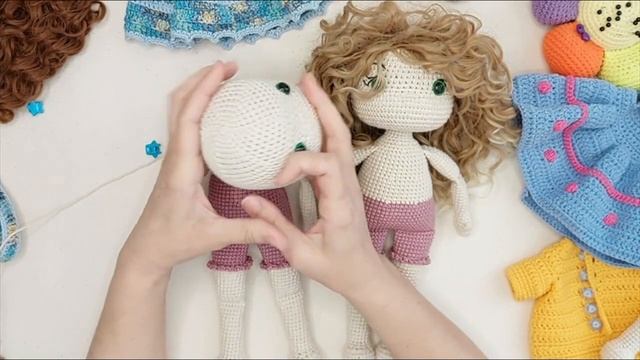 Новая кукла ? Новые платья ?Вязание крючком New doll ? New dresses ? Crochet смотреть онлайн