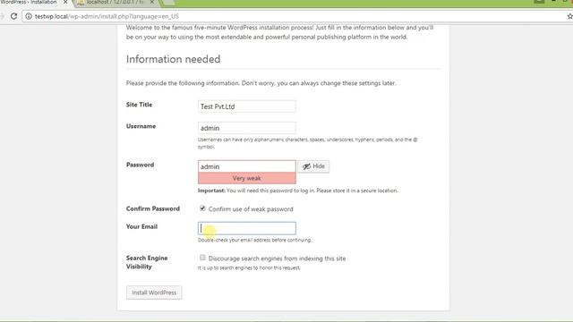 How to install wordpress on xampp with virtual host in local machine step 2 смотреть онлайн