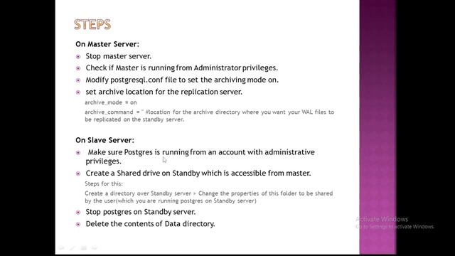 PostgreSQL| Lec-36 | Standby Server/Replication Setup |File based replication | Part 1 смотреть онлайн
