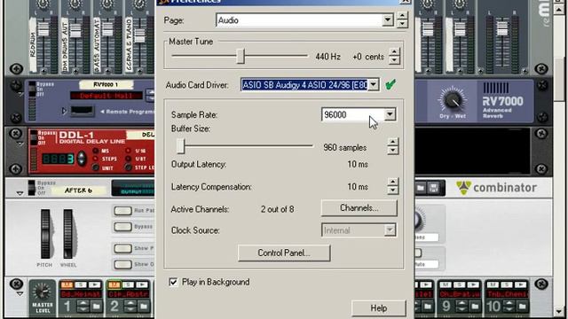 2. Основные настройки [ Видео обучение Reason 2007 RUS ] смотреть онлайн
