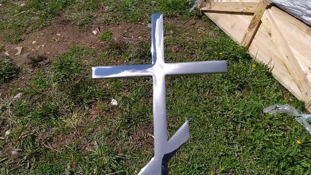 Изготовление ритуальных крестов из нержавеющей стали в Минске